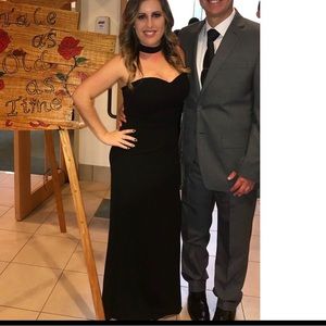 Black long formal dress